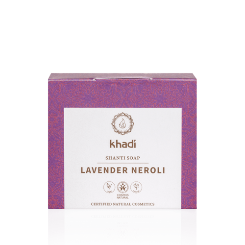 Naturalne mydło Khadi Shanti Soap - Lawenda i neroli